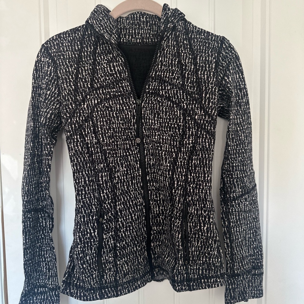 Lululemon Black and White Define Jacket